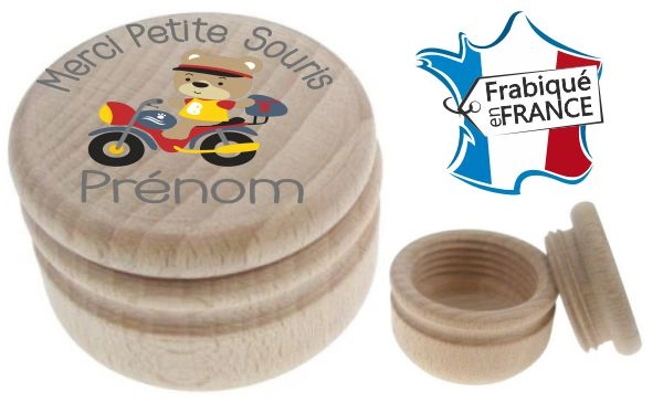 Boite à dents personnalisée moto